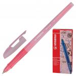 Ручка шариковая STABILO Re-Liner, РОЗОВАЯ, корпус розовый, узел 0,7мм, линия 0,38мм, 868/3-56
