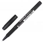Ручка-роллер SCHNEIDER Topball 845, ЧЕРНАЯ, корпус с печатью, узел 0,5 мм, линия 0,3 мм, 184501