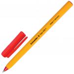 Ручка шариковая SCHNEIDER (Германия) Tops 505 F, КРАСНАЯ, корпус желтый, 0,8мм, линия 0,4мм, 150502