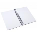 Скетчбук, белая бумага 150г/м2, 148х210мм, 30л, гребень, BRAUBERG ART CLASSIC, 128950