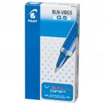 Ручка-роллер с грипом PILOT V-Ball Grip, СИНЯЯ, корпус с печатью, 0,5мм, линия 0,3мм, BLN-VBG-5