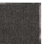 Коврик входной ворсовый влаго-грязезащитный ЛАЙМА/ЛЮБАША 40*60 см ребристый, толщина 7 мм, черный,602863