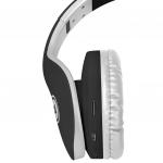 Наушники с микрофоном (гарнитура) DEFENDER FREEMOTION B525, Bluetooth,беспроводые, черные с белым