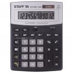 Калькулятор настольный STAFF STF-888-12-BS (200х150мм) 12 разрядов, ЧЕРНЫЙ, СЕРЕБРИСТ ВЕРХ,250451