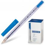 Ручка шариковая STAEDTLER Stick Document, СИНЯЯ, корпус прозрачный, 1,2мм, линия 0,5мм, 430 M 03