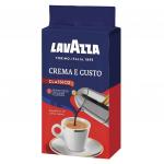 Кофе молотый LAVAZZA (Лавацца) "Crema e Gusto", натуральный, 250г, вакуумная упаковка, 3876