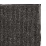 Коврик входной ворсовый влаго-грязезащитный ЛАЙМА 60*90 см ребристый, толщина 7 мм, черн, 602869