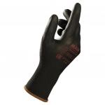 Перчатки нейлоновые MAPA Ultrane 548, полиуретановое покрытие (облив), размер 9, L, черные, шк 4197