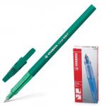 Ручка шариковая STABILO Liner, ЗЕЛЕНАЯ, корпус зеленый, узел 0,7мм, линия письма 0,38мм, 808/36