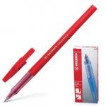 Ручка шариковая STABILO Liner, КРАСНАЯ, корпус красный, узел 0,7мм, линия письма 0,3мм, 808/40