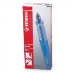 Ручка шариковая STABILO Liner, СИНЯЯ, корпус синий, узел 0,7мм, линия письма 0,3мм, 808/41
