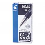 Ручка гелевая с грипом PILOT G-1 Grip, ЧЕРНАЯ, корпус прозрачный, 0,5мм, линия 0,3мм, BLGP-G1-5