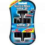 (AT493)Super-Max SMX 3 (многораз.станок+10 смен. картриджей с тройным лезвием)