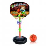 YG Sport Игровой набор "Баскетбол-150" (щит, стойка 43х150 см, регулир. высот., мяч 12 см, в ассорт.)