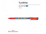 Ручка FunWrite. Кеды  шариковая 0,5 мм, синяя