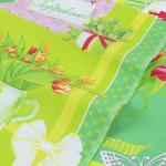 Набор вафельных полотенец 3 шт 449/2 Тюльпаны цвет зеленый