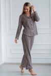 Пижама женская Ришелье кофта+брюки