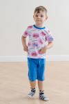 Пижама детская Тачки короткий рукав+бриджи