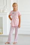 Пижама Барби для девочки детская розовый