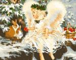 Рождественский ангел и кролики