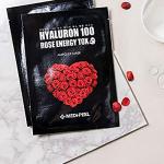 MEDI-PEEL Hyaluron 100 Rose Energy Tox Маска детокс с экстрактом розы и г/к, 25 гр