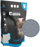 Наполнитель для кошачьих туалетов Gamma 5 л, бентонитовый комкующийся