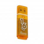 Флэш накопитель USB 16 Гб Smart Buy Glossy (orange) 50117