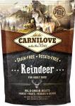 Carnilove 1,5 кг NEW Reindeer for Adult беззерн. для взросл. собак всех пород, северный олень, 150827