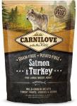 Carnilove 1,5 кг NEW Salmon &Turkey for Large Breed Puppy беззерн. для щенков крупн. пород, лосось 150823