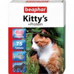 Беафар Витаминиз. лакомство «Kitty`s+Protein» с протеином для кошек, 75 шт. (12510)