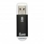 Флэш накопитель USB  8 Гб Smart Buy V-Cut (black) 22963