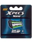 DORCO  XPEC-3 Nano (4 шт.), кассеты с 3 лезвиями