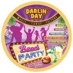 Карамель леденцовая «DARLIN`DAY»® BEACH PARTY со вкусом: мята-лайм, ананас-кокос, дыня-лайм, персик-клюква, черный чай-кола