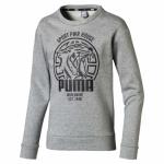 Alpha Graphic Crew FL B Medium Gray Heat