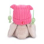 Мягкая игрушка BUDI BASA SidM-354 Зайка Ми в розовой шапочке с помпонами 23 см