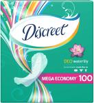 DISCREET Женские гигиенические прокладки на каждый день Deo Water Lily Multiform 100шт ПрепакКороб