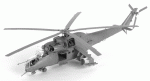 Сборная модель ZVEZDA 7293 Советский вертолет Ми-24 В/ВП "Крокодил"
