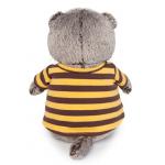 Мягкая игрушка BUDI BASA Ks30-092 Басик в полосатой футболке с пчелой 30 см