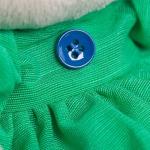 Мягкая игрушка BUDI BASA SidM-267 Зайка Ми в зеленом платье с бабочкой 23 см