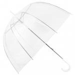 Зонт трость полуавтомат прозрачный женский
