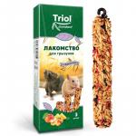 Лакомство Triol Standard для грызунов с фруктами (уп. 3 шт), 80г