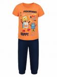 Пижама для мальчика оранжевый LK 5052 LATUA