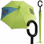 Зонт-трость детский зеленый I have new idea