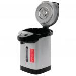 Термопот SCARLETT SC-ET10D50, 3,3л, 750Вт, 1 темп. режим, 3 режима подача воды, сталь, черный/серебр