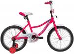 Велосипед NOVATRACK 18" NEPTUNE розовый, защита А-тип, тормоз нож, короткие крылья