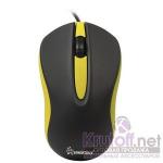 Мышь Smart Buy 329 проводная, черная/желтая, 1200 DPI, 3кн., USB