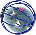 Игрушка для кошек  "Мышка в шаре", d63мм