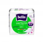 Прокладки женские гигиенические супертонкие bella Perfecta Ultra Green, 10 шт./уп.