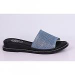 L0105-01-8А синий (Нат.кожа/Иск.кожа) Туфли летние открытые женские 10п