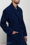 Мужской облегченный махровый халат с шалькой МЗО-103 (88)